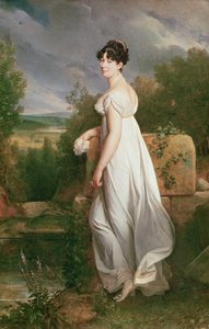 Full-length Portrait of Madame Visconti, wife of the former ambassador of the Cisalpine Republic, France